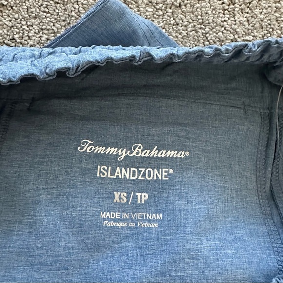 Tommy Bahama Alicia IslandZone Chambray Joggers in Breakwater Blue Size XS - Picture 7 of 11